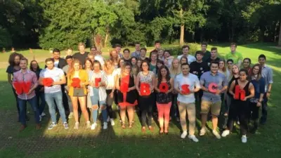 students group picture BUILD programme