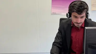 Bogdan in a conference call