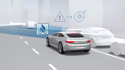 Safety for vulnerable road users – how ESP® protects pedestrians and cyclists