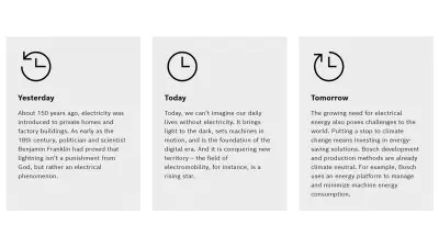 The evolution of electricity