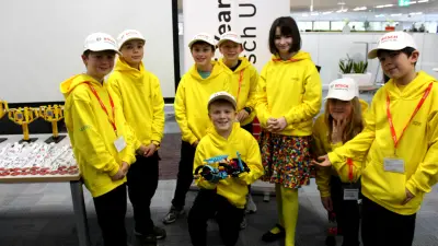 The Minifigs – ‘Bob the Robot’ – winners of the Robot Performance Award 