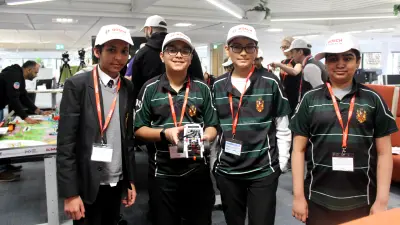 Watford Grammar School Team 1 – winners of the Judges Invented For Life Award