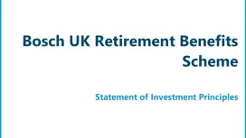 Bosch UK Retirement Benefits