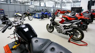 Inside the Doncaster Automotive training facility 