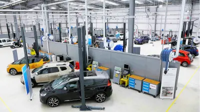 Inside the Doncaster Automotive training facility